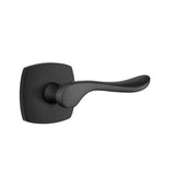Emtek - Passage, Urban Modern Rosette, Luzern Lever, LH, US19 - Flat Black