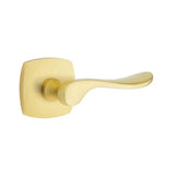 Emtek - Passage, Urban Modern Rosette, Luzern Lever, RH, US4 - Satin Brass