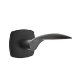 Emtek - Passage, Urban Modern Rosette, Mercury Lever, LH, US19 - Flat Black