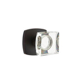 Emtek - Dummy, Urban Modern Rosette, Modern Square Crystal Knob, US10B - Oil Rubbed Bronze