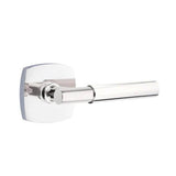 Emtek - Concealed, Privacy, Urban Modern, Myles Lever, US26 - Polished Chrome
