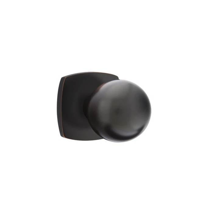 Emtek - Privacy, Urban Modern Rosette, Orb Knob, US10B - Oil Rubbed Bronze