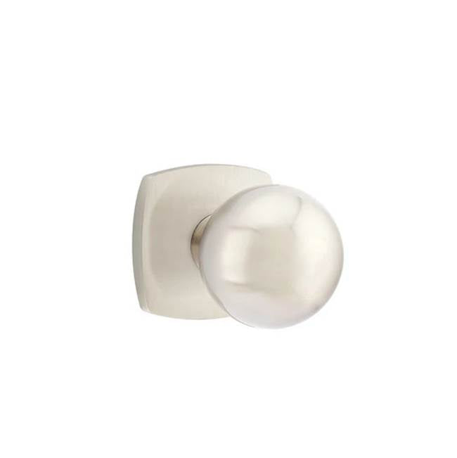 Emtek - Dummy, Urban Modern Rosette, Orb Knob, US15 - Satin Nickel