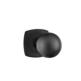 Emtek - Concealed Fastener Privacy, Urban Modern Rosette, Orb Knob, US19 - Flat Black