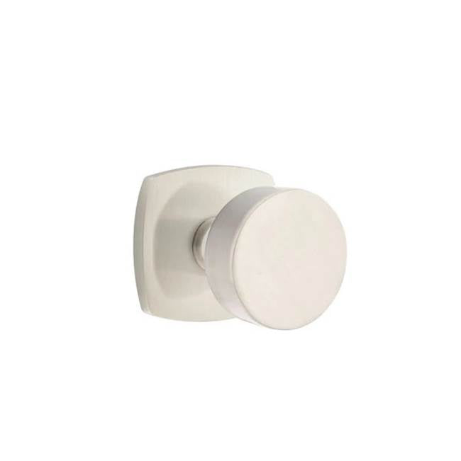 Emtek - Passage, Urban Modern Rosette, Round Knob, US15 - Satin Nickel