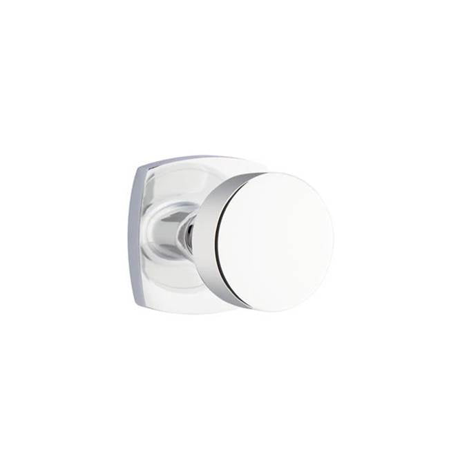 Emtek - Concealed Fastener Passage, Urban Modern Rosette, Round Knob, US26 - Polished Chrome