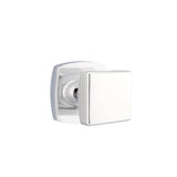Emtek - Dummy, Urban Modern Rosette, Square Knob, US26 - Polished Chrome
