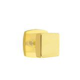 Emtek - Dummy, Urban Modern Rosette, Square Knob, US3NL - Unlacquered Brass