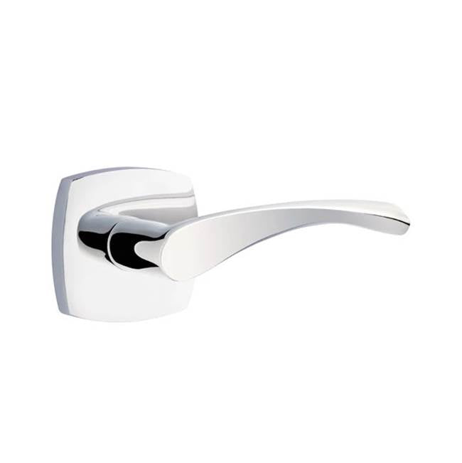 Emtek - Dummy, Urban Modern Rosette, Triton Lever, US26 - Polished Chrome