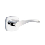 Emtek - Passage, Urban Modern Rosette, Triton Lever, RH, US26 - Polished Chrome