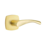 Emtek - Dummy, Urban Modern Rosette, Triton Lever, US4 - Satin Brass