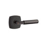 Emtek - Select Passage, Urban Modern Rosette US10B, T-Bar Stem US10B, Smooth Handle US10B LH - Oil Rubbed Bronze