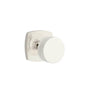 Emtek - Passage, Urban Modern Rosette US14, Conical Stem US14, Straight Knurled Knob US14 - Polished Nickel