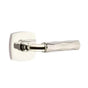 Emtek - Passage, Urban Modern Rosette US14, R-Bar Stem US14, Tribeca Handle US14 LH - Polished Nickel