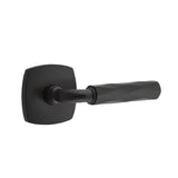 Emtek - Passage, Urban Modern Rosette US19, R-Bar Stem US19, Tribeca Handle US19 RH - Flat Black