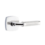 Emtek - Privacy, Urban Modern Rosette US26, R-Bar Stem US26, Knurled Handle US26 LH - Polished Chrome