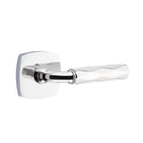 Emtek - Concealed Fastener Passage, Urban Modern Rosette US26, R-Bar Stem US26, Tribeca Handle US26 - Polished Chrome