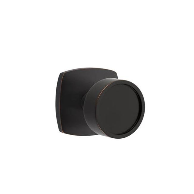 Emtek - Dummy, Urban Modern Rosette, Verve Knob, US10B - Oil Rubbed Bronze