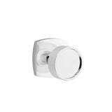 Emtek - Concealed Fastener, Passage, Urban Modern Rosette, Verve Knob, US26 - Polished Chrome