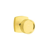 Emtek - Concealed Fastener, Passage, Urban Modern Rosette, Verve Knob, US3NL - Unlacquered Brass