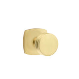 Emtek - Concealed Fastener Privacy, Urban Modern Rosette, Bern Knob, US4 - Satin Brass