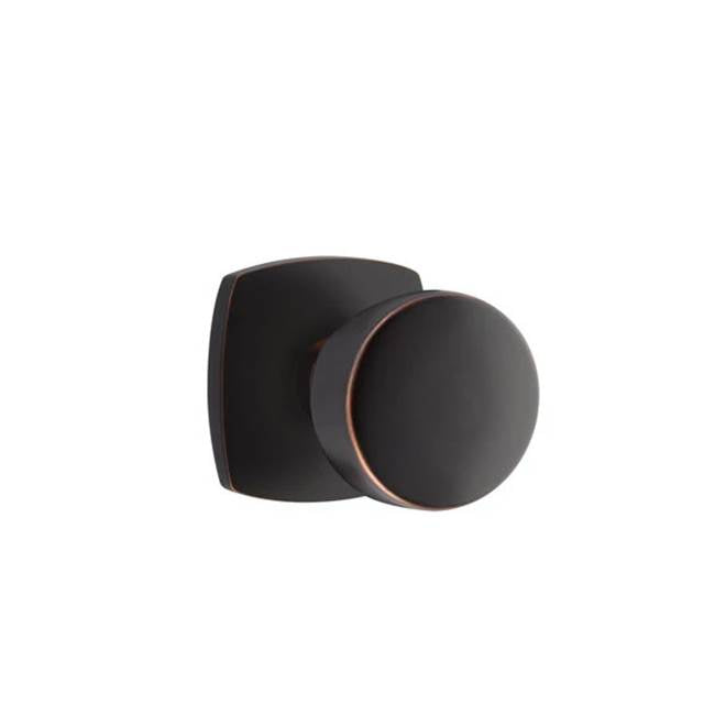 Emtek - Passage, Urban Modern Rosette, Laurent Round Knob, US10B - Oil Rubbed Bronze