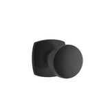 Emtek - Dummy, Urban Modern Rosette, Laurent Round Knob, US19 - Flat Black