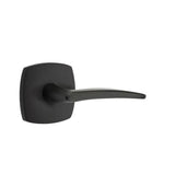 Emtek - Dummy, Urban Modern Rosette, Poseidon Lever, US19 - Flat Black