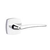 Emtek - Dummy, Urban Modern Rosette, Poseidon Lever, US26 - Polished Chrome