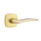 Emtek - Dummy, Urban Modern Rosette, Poseidon Lever, US4 - Satin Brass