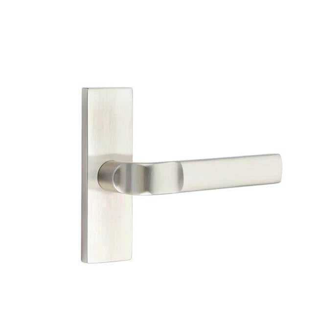 Emtek - Passage, Stretto 1.5'' x 5'', Aston Lever, LH, US15 - Satin Nickel