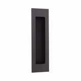 Emtek - Modern Rectangular, 7'' Knurled Flush Pulls with plain pocket, US10B - Oil Rubbed Bronze
