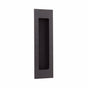 Emtek - Modern Rectangular, 7'' Knurled Flush Pulls with plain pocket, US10B - Oil Rubbed Bronze
