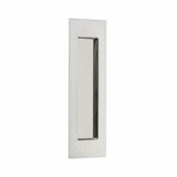 Emtek - Modern Rectangular, 7'' Knurled Flush Pulls with plain pocket, US14PVD - Polished Nickel