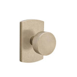 Emtek - Concealed, Privacy, No.4 Rosette, Bronze Round Knob, TWB - Tumbled White Bronze