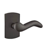 Emtek - Privacy, No.4 Rosette, Cody Lever, RH, FB - Flat Black Bronze Patina