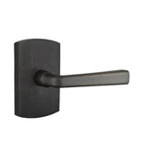 Emtek - Passage, No.4 Rosette, Cimarron Lever, LH, MB - Medium Bronze Patina