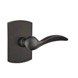 Emtek - Concealed, Passage, No.4 Rosette, Durango Lever, FB - Flat Black Bronze Patina