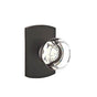Emtek - Concealed, Privacy, No.4 Rosette, Georgetown Knob, FB - Flat Black Bronze Patina