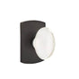 Emtek - Concealed, Passage, No.4 Rosette, Hampton Knob, FB - Flat Black Bronze Patina