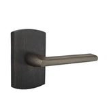 Emtek - Privacy, No.4 Rosette, Lariat Lever, LH, MB - Medium Bronze Patina