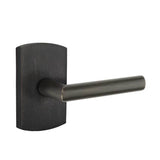Emtek - Concealed, Passage, No.4 Rosette, Mariposa Lever, MB - Medium Bronze Patina