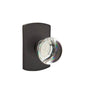 Emtek - Passage, No.4 Rosette, Providence Crystal Knob, FB - Flat Black Bronze Patina