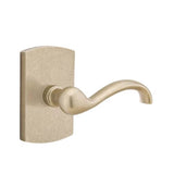 Emtek - Passage, No.4 Rosette, Teton Lever, RH, TWB - Tumbled White Bronze