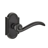 Emtek - Concealed, Passage, No.11 Rosette, Medici Lever, FB - Flat Black Bronze Patina
