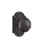 Emtek - Dummy, No.11 Rosette, Bronze Octagon Knob, FB - Flat Black Bronze Patina