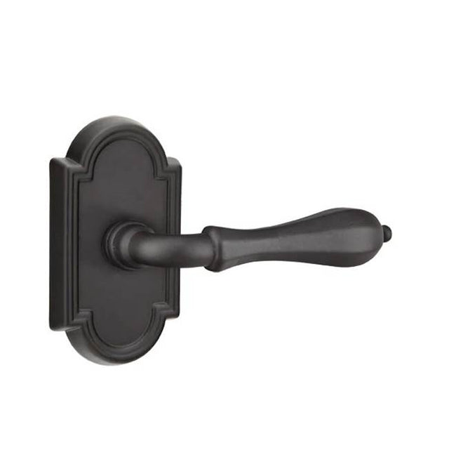 Emtek - Passage, No.11 Rosette, Octagon Lever, RH, FB - Flat Black Bronze Patina