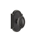Emtek - Dummy, No.11 Rosette, Parma Knob, FB - Flat Black Bronze Patina