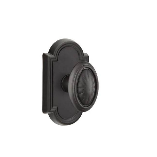 Emtek - Dummy, No.11 Rosette, Parma Knob, FB - Flat Black Bronze Patina