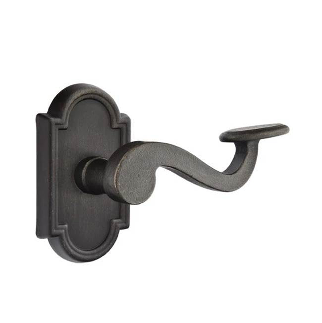 Emtek - Privacy, No.11 Rosette, Padua Lever, RH, MB - Medium Bronze Patina